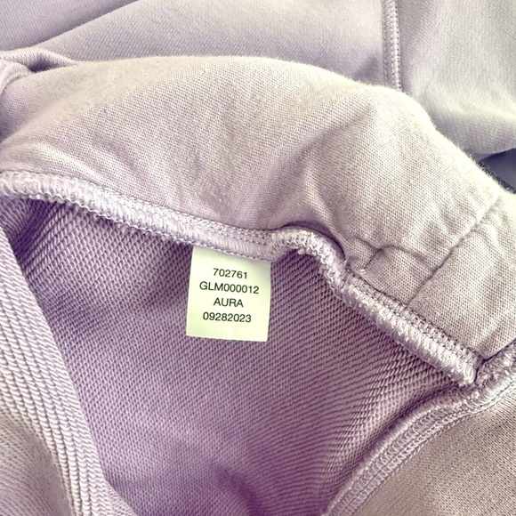 G/Fore Forever French Terry Raglan Crewneck Sweatshirt, Aura Purple size Small - Picture 9 of 12